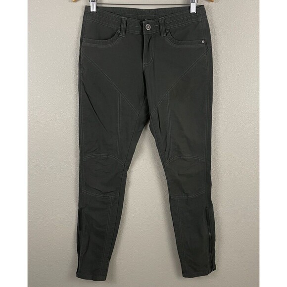 Kuhl Womens Size 4 Gray Inspiratr Ankle Zip Skinny Outdoor Hiking Camping Pant - Picture 1 of 5